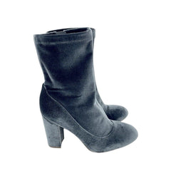 Sam Edelman Blue Velvet Ankle Sock Booties