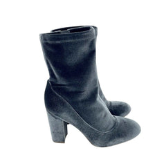 Sam Edelman Blue Velvet Ankle Sock Booties