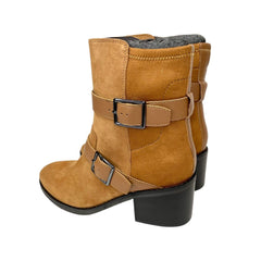 Donald J. Pliner Darby Saddle Suede Leather Ankle Boots