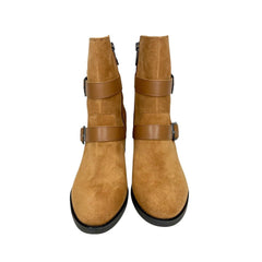 Donald J. Pliner Darby Saddle Suede Leather Ankle Boots