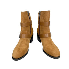 Donald J. Pliner Darby Saddle Suede Leather Ankle Boots