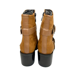 Donald J. Pliner Darby Saddle Suede Leather Ankle Boots