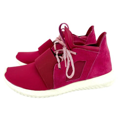 Adidas Originals Women's Tubular Defiant W Shoes Unity Pink S75902 - PRE-OWNED