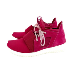Adidas Originals Women's Tubular Defiant W Shoes Unity Pink S75902 - PRE-OWNED