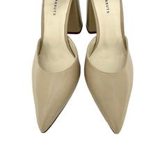 Farrutx Nappa Leather Pointed Toe Pumps