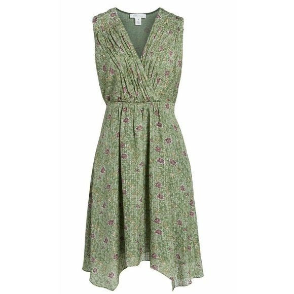 Nordstrom Signature Silk Dress Floral Print