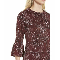 Nordstrom Signature Silk Blend Floral Print Dress