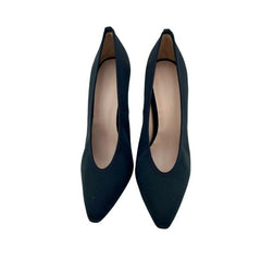 Daniele Ancarani Black Satin Pumps