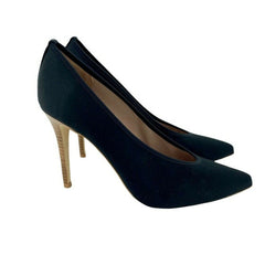 Daniele Ancarani Black Satin Pumps