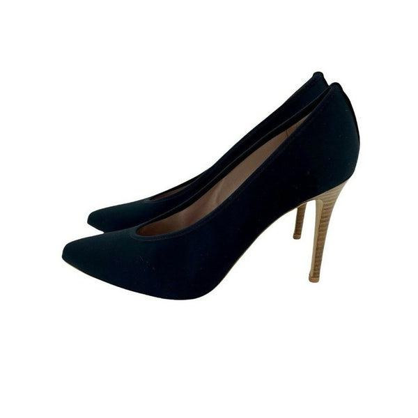 Daniele Ancarani Black Satin Pumps
