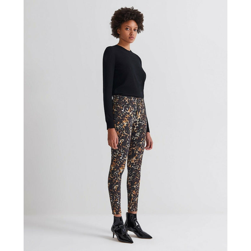 AG Adriano Goldschmied Farrah High Rise Skinny Jeans Camo Print
