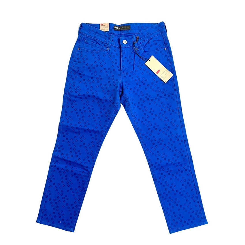 Levi's Mid Rise Skinny Cobalt Blue Denim Jean