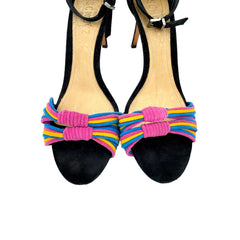 Schutz Colored Suede Leather Strappy Ankle Sandals - PRE-OWNED