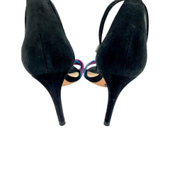 Schutz Colored Suede Leather Strappy Ankle Sandals - PRE-OWNED