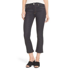 Hudson Jeans Harper High Rise Crop Baby Kick Flare Jeans