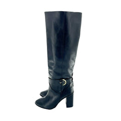 Ted Baker Black Leather Knee High Boots
