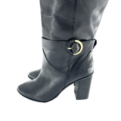Ted Baker Black Leather Knee High Boots
