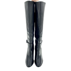 Ted Baker Black Leather Knee High Boots