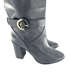 Ted Baker Black Leather Knee High Boots