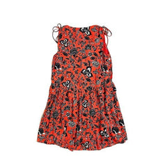 Nordstrom Signature Floral Print Short Red Silk Dress