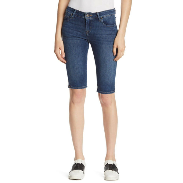 Hudson Jeans Women's Viceroy Bermuda Blue Denim Shorts