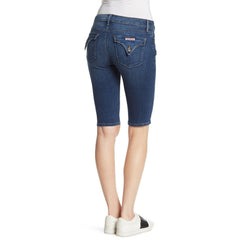 Hudson Jeans Women's Viceroy Bermuda Blue Denim Shorts
