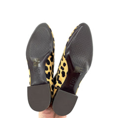 Tory Burch Leopard Print Calf-Hair Chelsea Ankle Booties