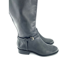 Cole Haan Genevieve Woven Leather Riding Boots
