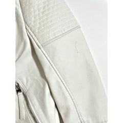 Topshop Faux Leather Moto Biker Jacket - PRE-OWNED