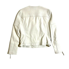 Topshop Faux Leather Moto Biker Jacket - PRE-OWNED