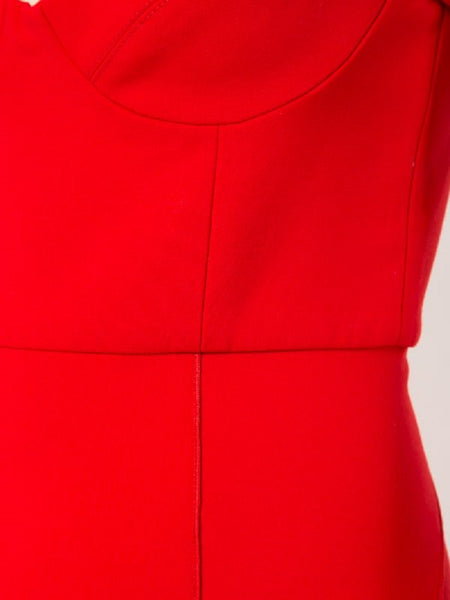 Dion Lee Corset Bustier Double Wool Circle Loop Midi Rec Dress