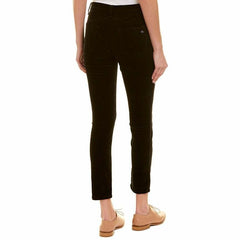 Rag & Bone Black Ankle Crop Skinny Velvet Pants