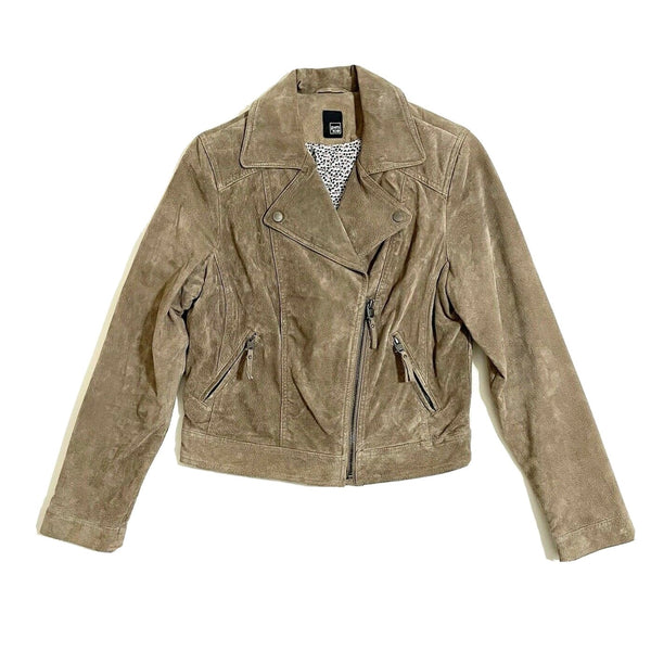 Pimkie Suede Leather Moto Jacket