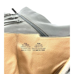 Halogen Grey Leather Lace-Up Ankle Booties