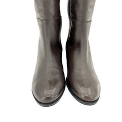 Cole Haan Rockland Tall Riding Boots in Chestnut Brown Leather