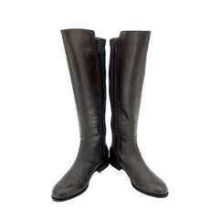 Cole Haan Rockland Tall Riding Boots in Chestnut Brown Leather