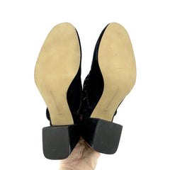 Rebecca Minkoff  Logan Black Studded Suede Leather Ankle Booties