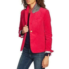 Court & Rowe Pink Corduroy Blazer Jacket