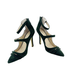 Charles By Charles David Mac Suede Leather Green Pumps - PRE-OWNED