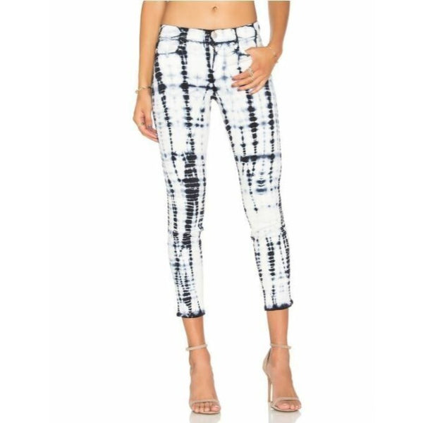 J Brand Tie Dye Capri Crop Skinny Jeans