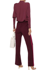 Joie Rashelda Silk Plum Dolman Sleeve Blouse