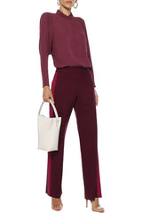 Joie Rashelda Silk Plum Dolman Sleeve Blouse