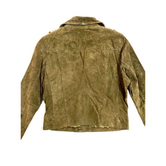 SL8 BlankNYC Moss Green Suede Leather Moto Jacket