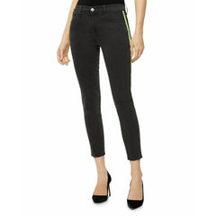 J Brand 835 Epitome Crop Skinny Leg Jeans Neon Side Stripe