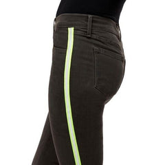 J Brand 835 Epitome Crop Skinny Leg Jeans Neon Side Stripe