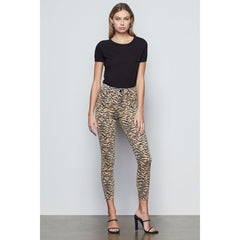Good American Good Waist Zebra Print High Rise Skinny Jeans
