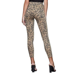 Good American Good Waist Zebra Print High Rise Skinny Jeans