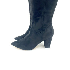 Catherine Malandrino Black Faux Suede Textile Upper