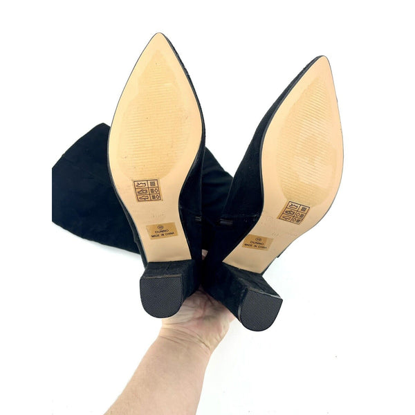 Catherine Malandrino Black Faux Suede Textile Upper