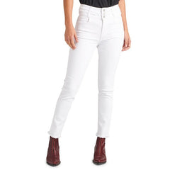 Hudson Jeans Vintage Holly High Rise Crop Skinny White Jeans